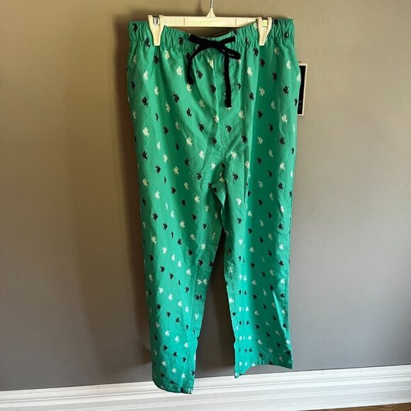 U. S. Polo Assn. Sleepwear PJ pants Size large Green NWT - Picture 2 of 7
